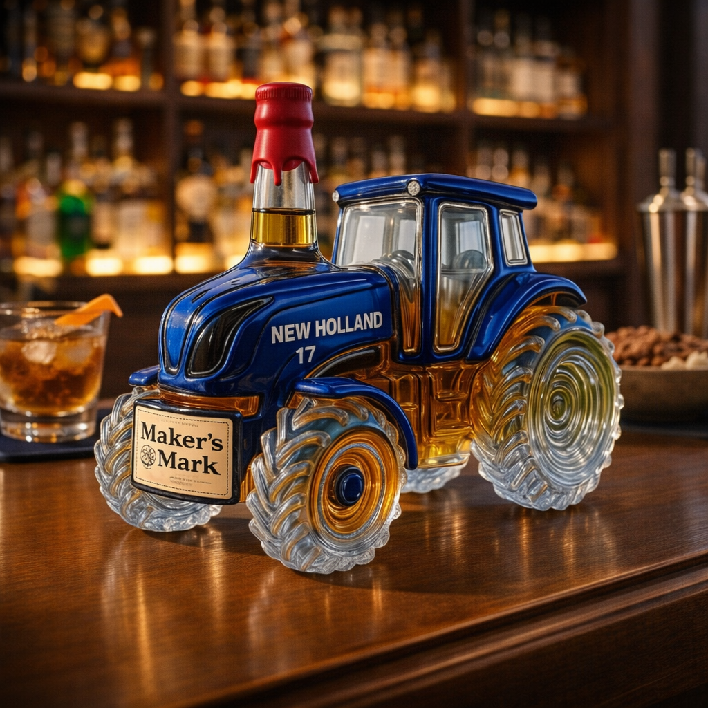 Bottiglia di whisky – Edizione Trattore New Holland