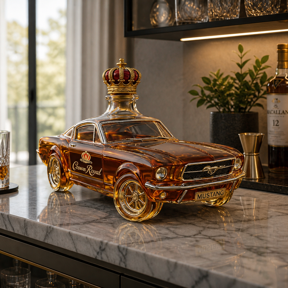 Bottiglia di whisky – Edizione Mustang